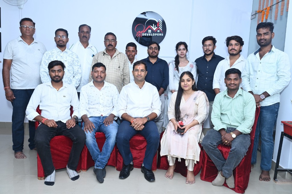 Shree Developers team with Managing Director Mr. Anup Jaiswal, Ambikapur